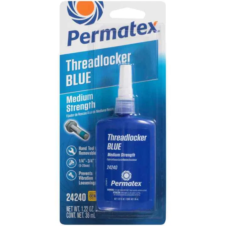 24240 – PERMTX-LOCKT Thread Sealant, Use With Valve Cover Bolts/ Water Pump Bolts/ Oil Pan Bolts/ Drive Shaft Bolts/ ...